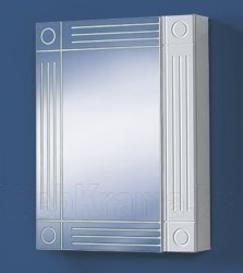 Зеркало шкаф Акваль Оливия 50