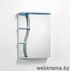 Зеркало Акваль Милана 50  (Голубое)Правое