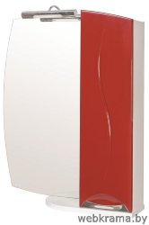 Зеркало Аква Родос Премиум 65 (Правое) красный