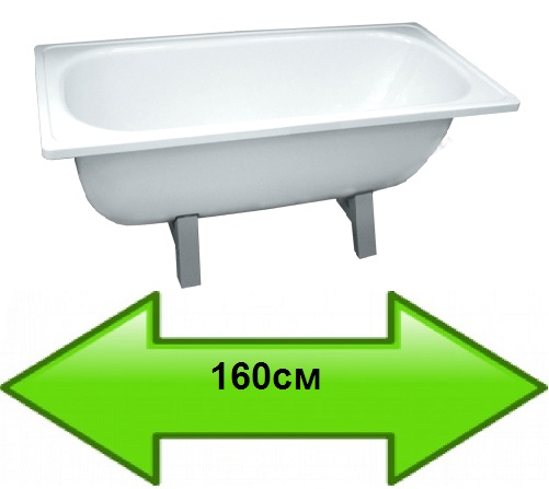 стальные ванны 160 см