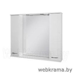 Зеркало в ванную Ювента Франческа ФШНЗ 3-100 белое