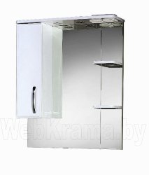 Зеркало в ванную Акваль Виола 75 (лев.)