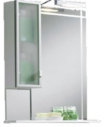 Зеркало-шкаф Акватон Альтаир 75 бел. лев.1A0390L2AR01L