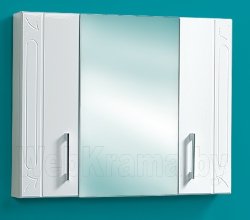 Зеркало-шкаф Акваль Лорен 85 (80см)